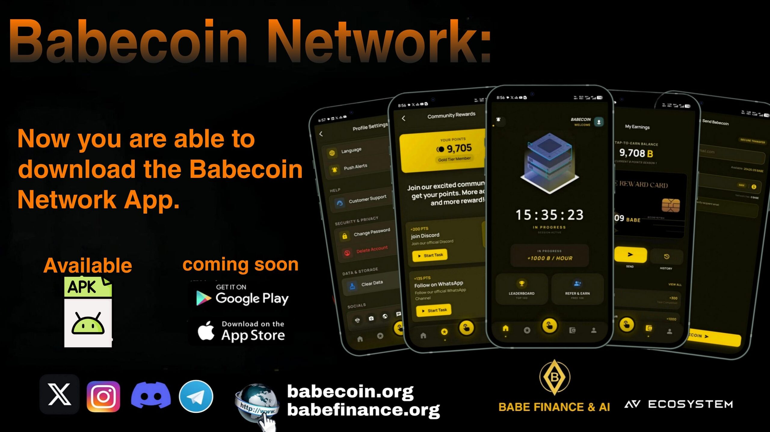 Babecoin Network App Is Now Available (APK Release)