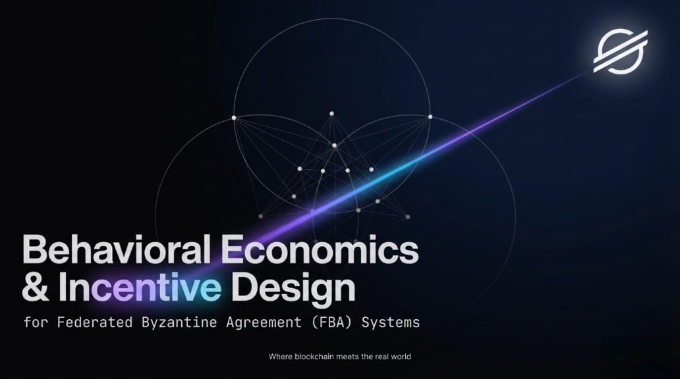 Behavioral Economics & Incentive Design for Federated Byzantine Agreement (FBA) Systems