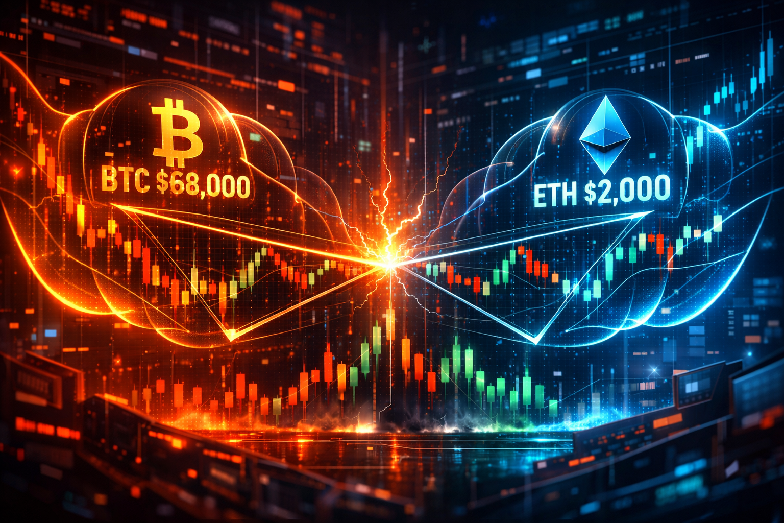 BTC Near $68K, ETH Back at $2K: Bullish Setup or Just a Trap?