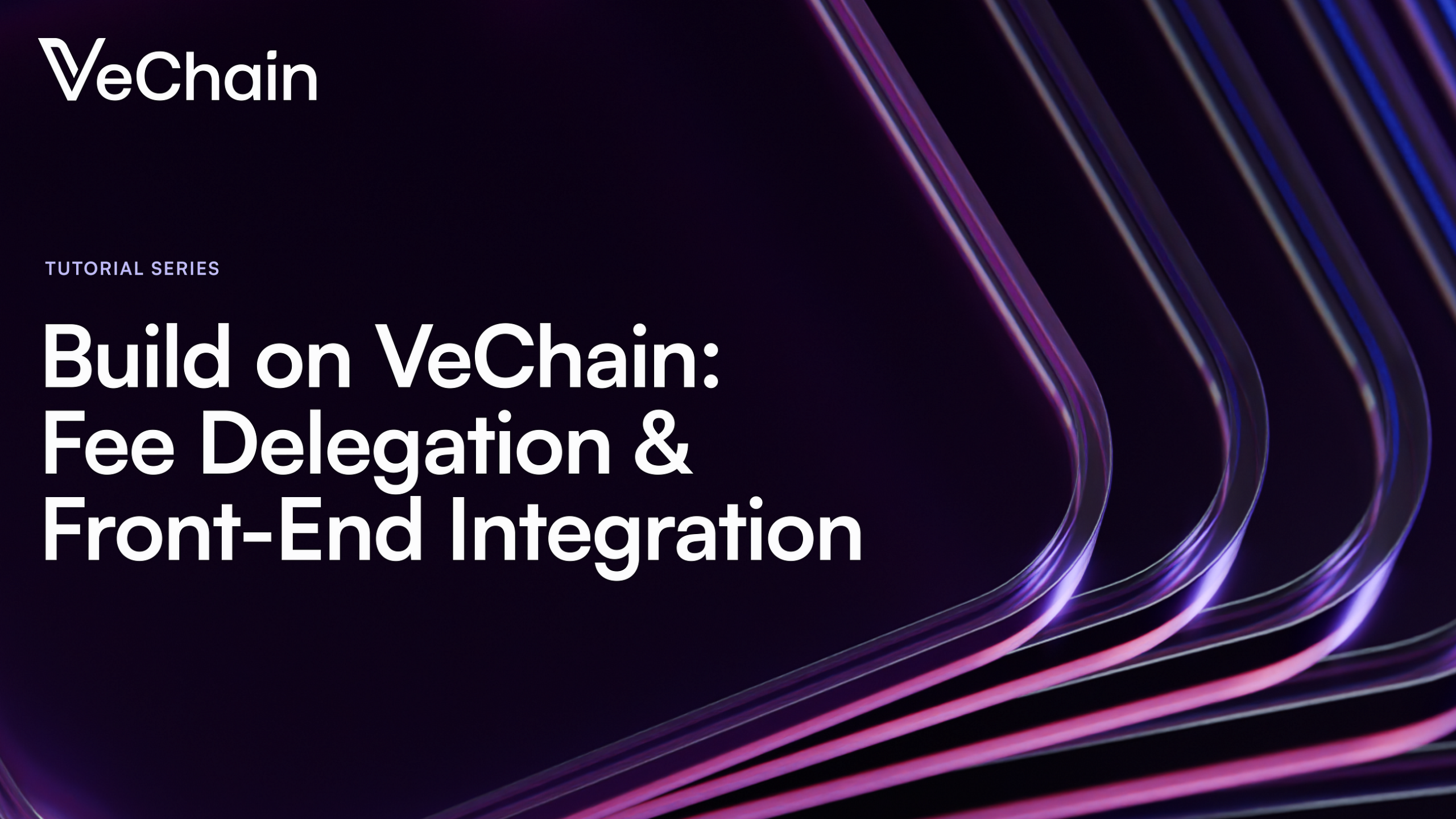 Build on VeChain, Part 2: Fee Delegation & Front-End Integration
