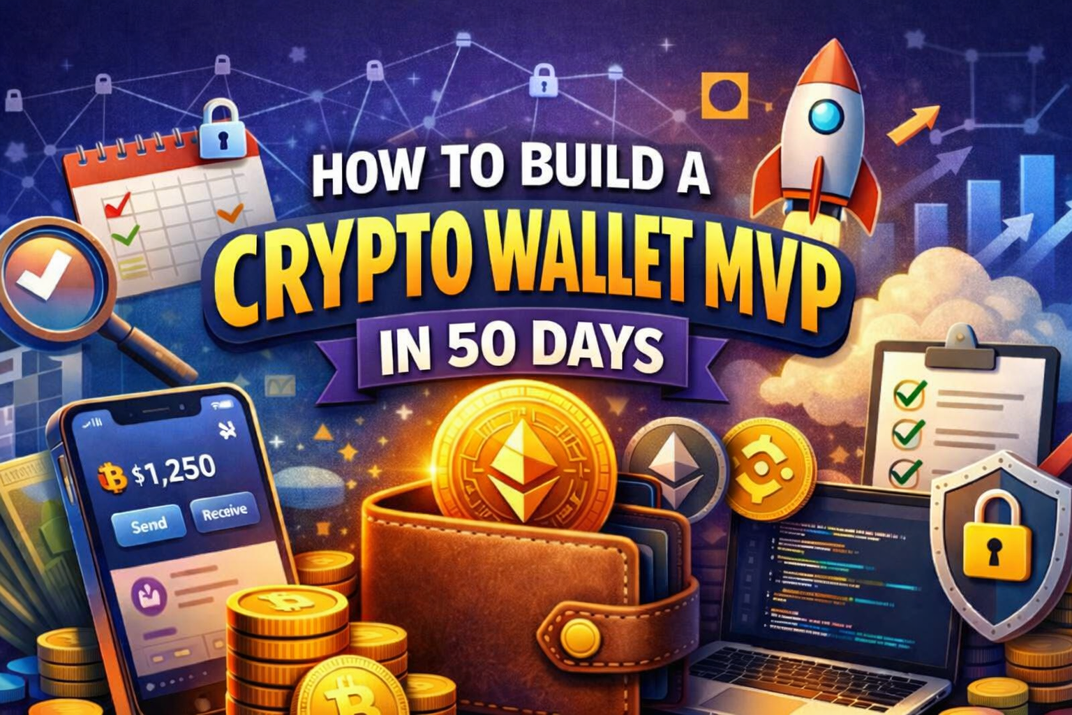 Building a Crypto Wallet MVP in 50 Days:A Founder’s Execution and Cost Breakdown