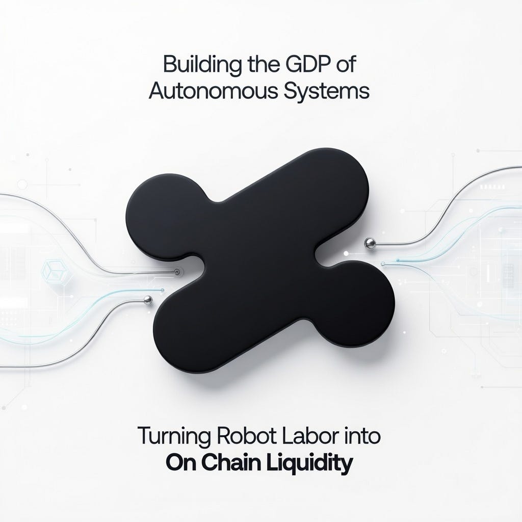 Building the GDP of Autonomous Systems Turning Robot Labor into On Chain Liquidity