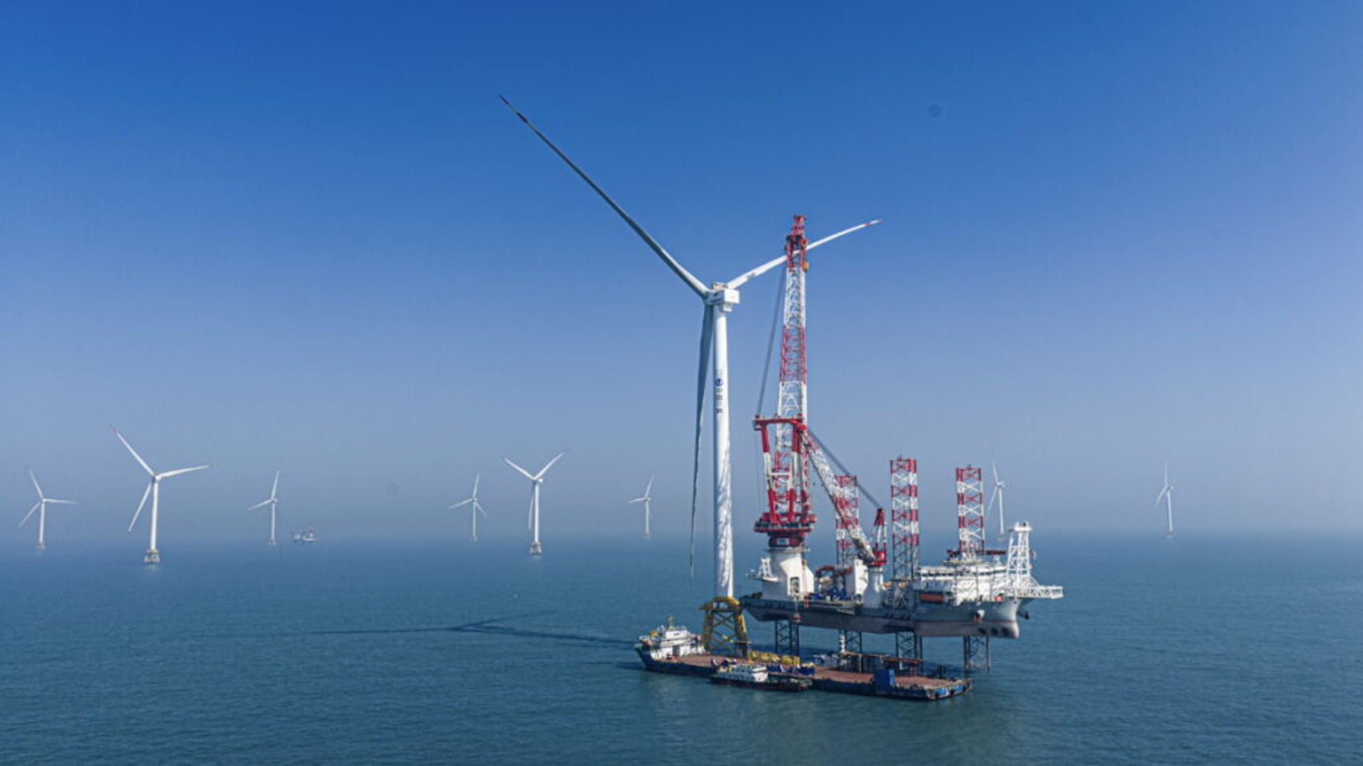 China switches on world’s first 20MW wind turbine to feed power into the grid