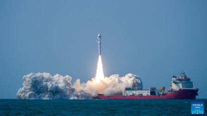 Chinarocket: Chinesische Firma startet sieben Satelliten vom Meer aus