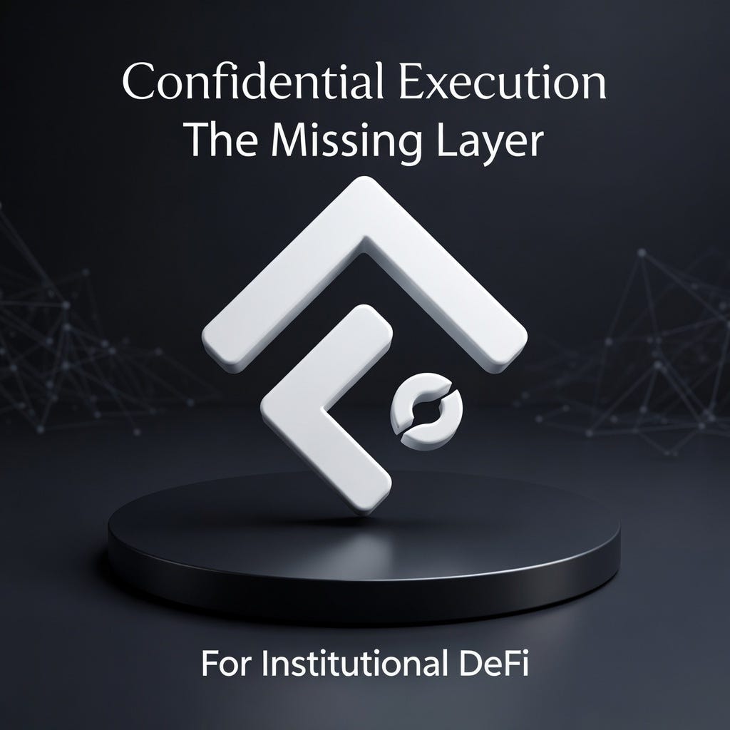 Confidential Execution The Missing Layer for Institutional DeFi