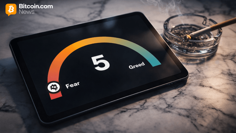 Crypto Fear Index Craters to Historic Low as Bitcoin RSI Nears Levels Seen Only in Major Collapses