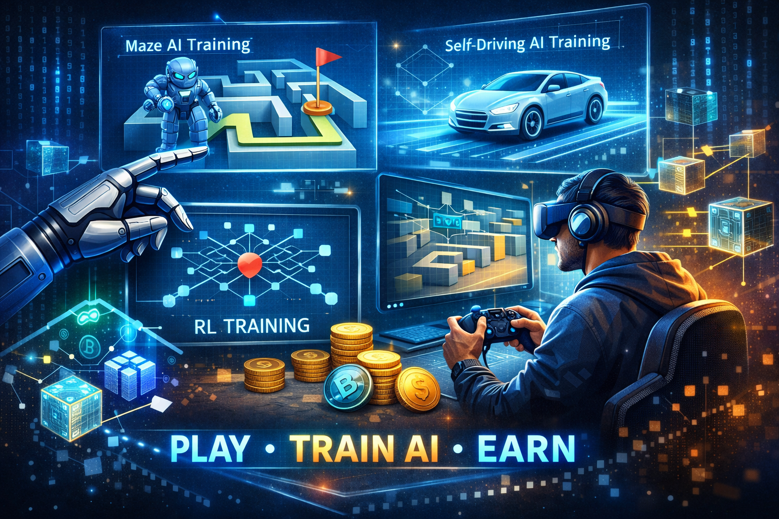 Democratizing AI Training Through Games