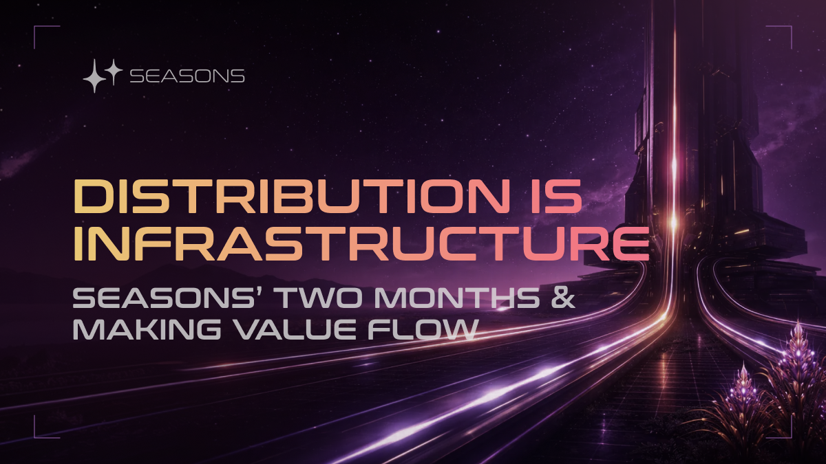 Distribution is Infrastructure