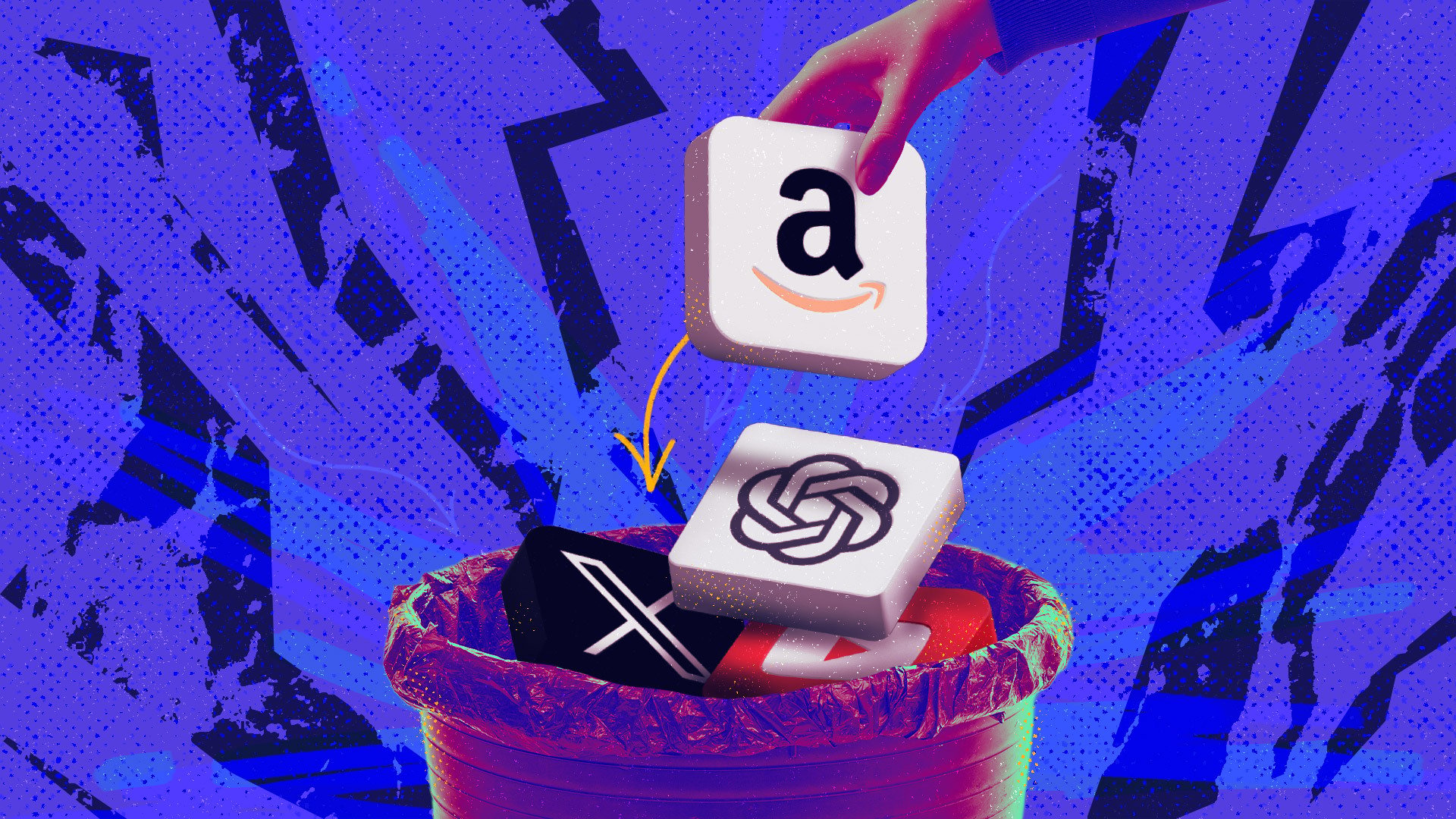 Economic strike effort: Quit these tech services