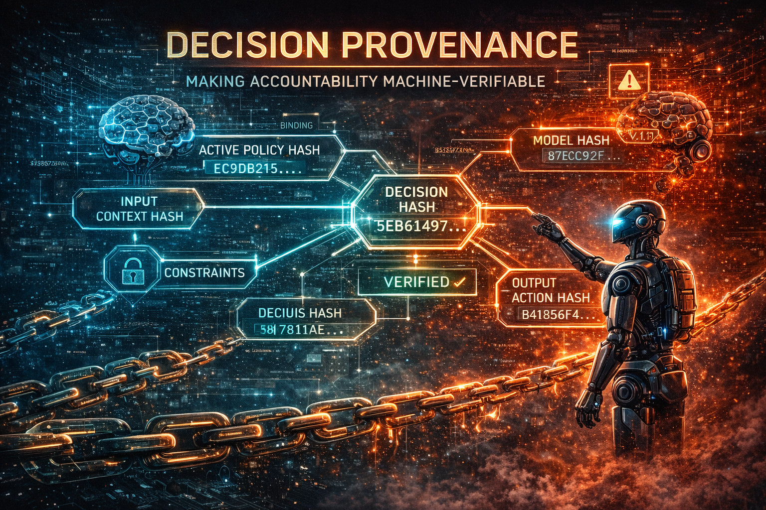 Ep16 — Decision Provenance: Making Accountability Machine-Verifiable