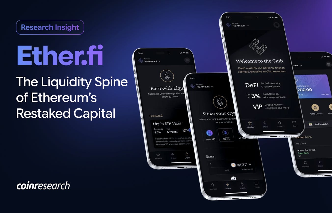 Ether.fi: The Liquidity Spine of Ethereum’s Restaked Capital