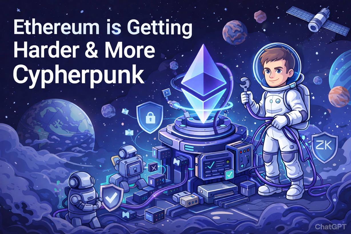 Ethereum Is Getting Harder — And More Cypherpunk Than Ever