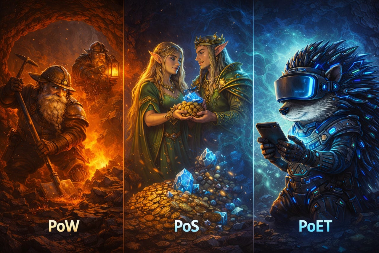 Fair Mining Without Hashrate or Stake: How Proof of Earned Time (PoET) Redefines Block Rewards