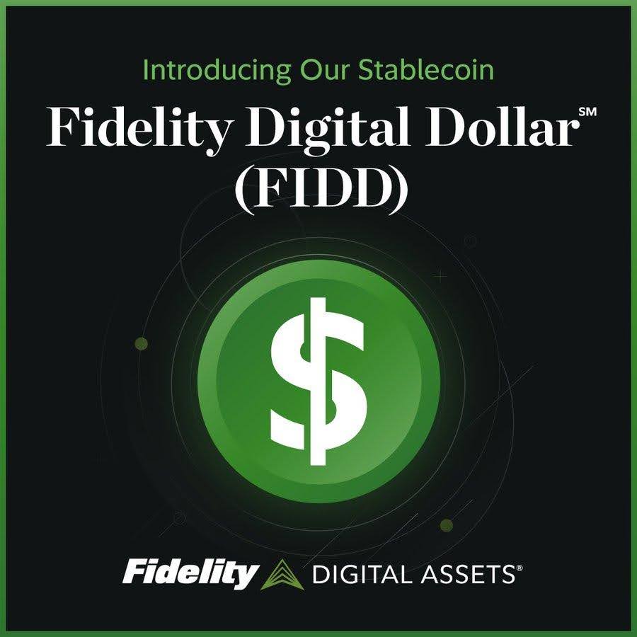 Fidelity Drops “Prediction Markets-Sized” Move: FIDD Stablecoin Hits Ethereum With 1:1 USD Backing