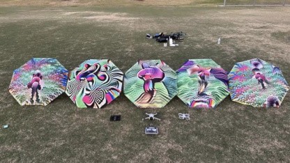 Flytrap: Forscher machen Regenschirm zur Drohnenfalle