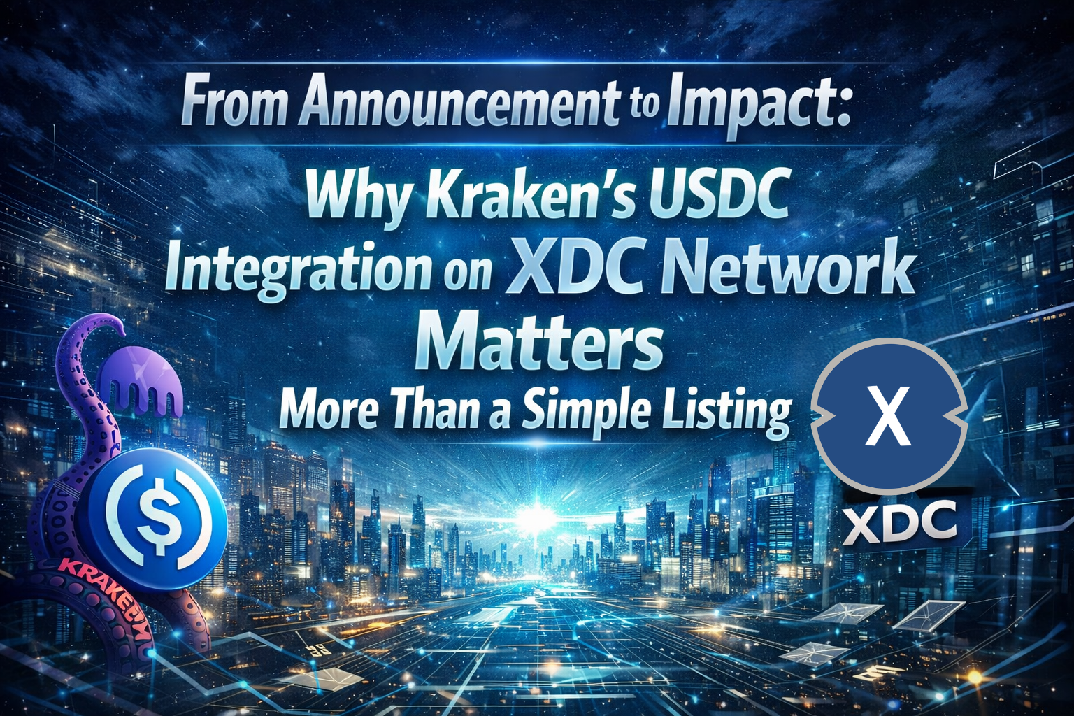From Announcement to Impact: Why Kraken’s USDC Integration on XDC Network Matters More Than a…