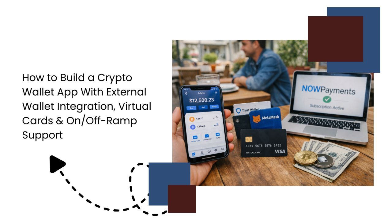 How to Build a Crypto Wallet App With External Wallet Integration, Virtual Cards & On/Off-Ramp…