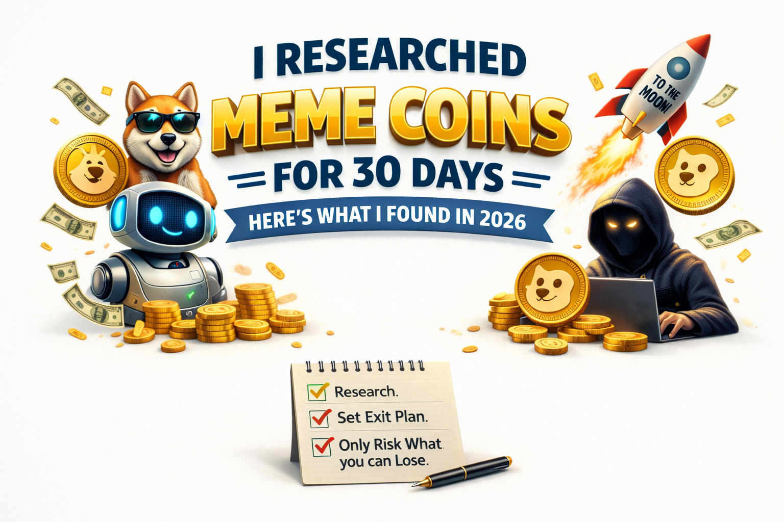 I Researched Meme Coins for 30 Days — Here’s What I Found in 2026