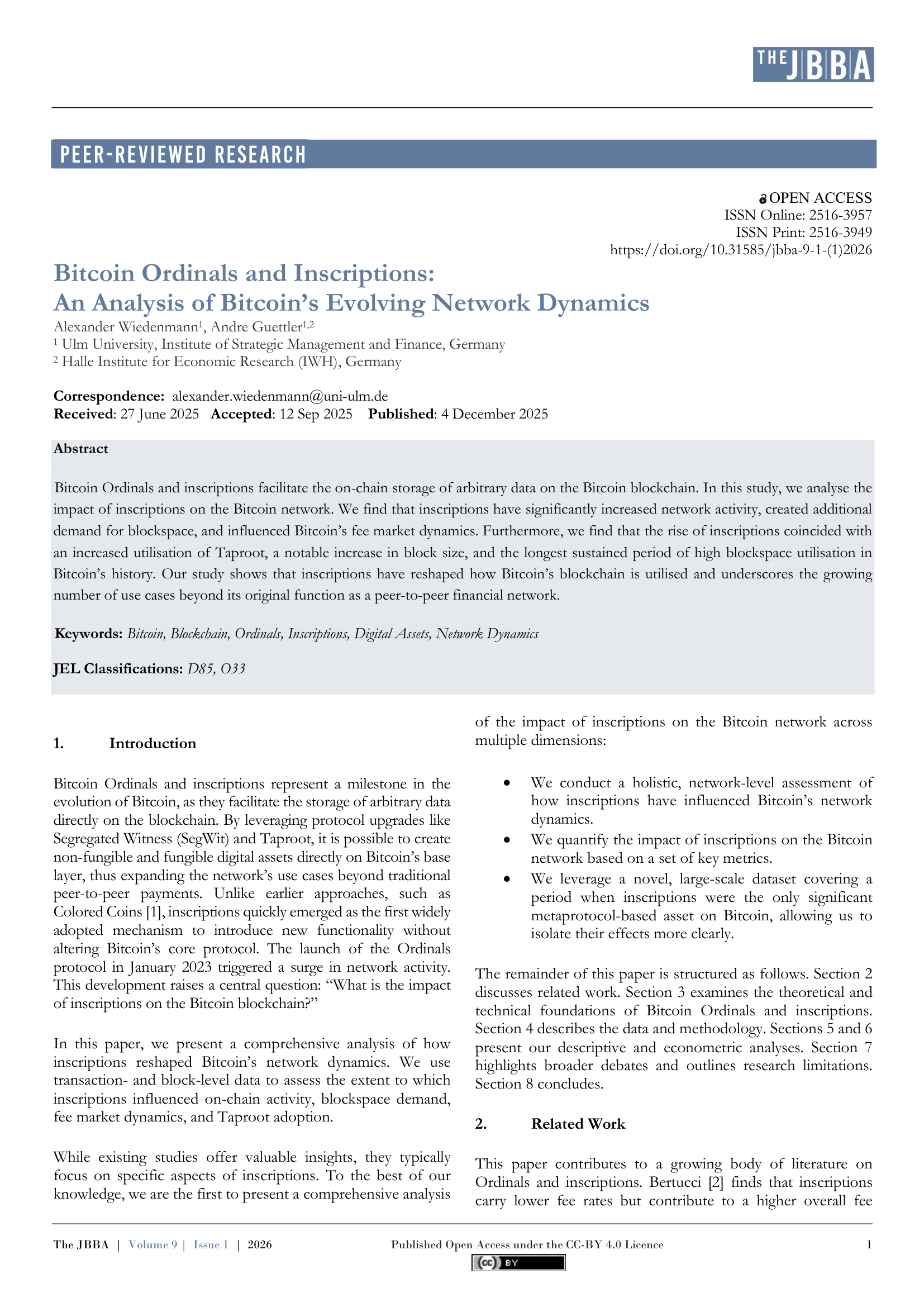 Is Bitcoin Still Just Money? Ulm University Research Reveals a Permanent Shift in Network Dynamics