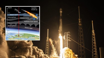 Klima und Raumfahrt: SpaceX-Feuerball hinterlässt Spuren