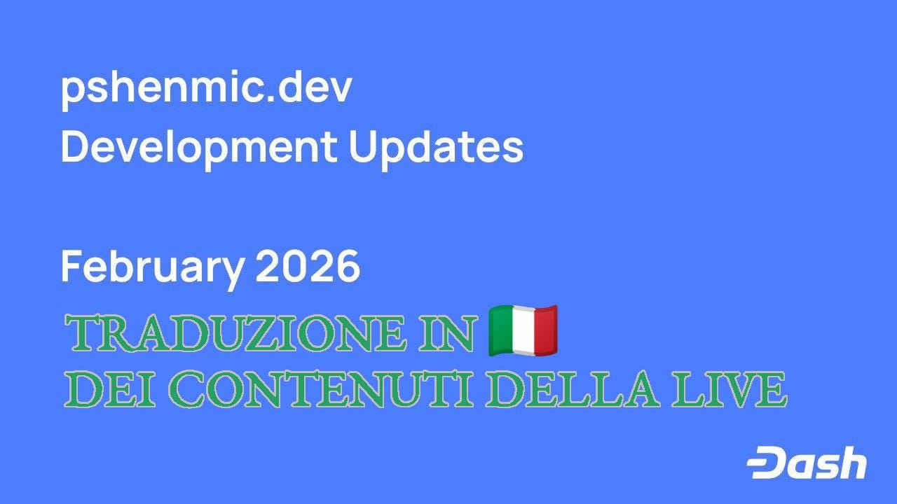 L’Evoluzione di Dash: Verso un Ecosistema Digitale Unificato e Moderno. By pshenmic.dev