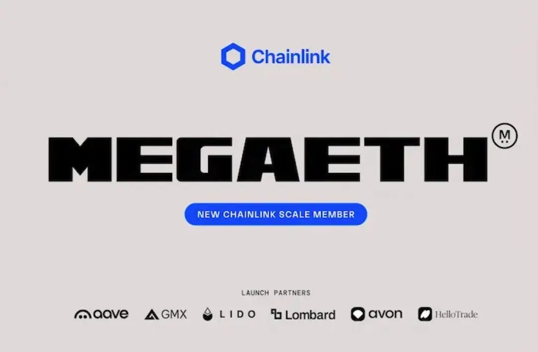 MegaETH se une a Chainlink Scale y adopta los estándares de datos e interoperabilidad de Chainlink…