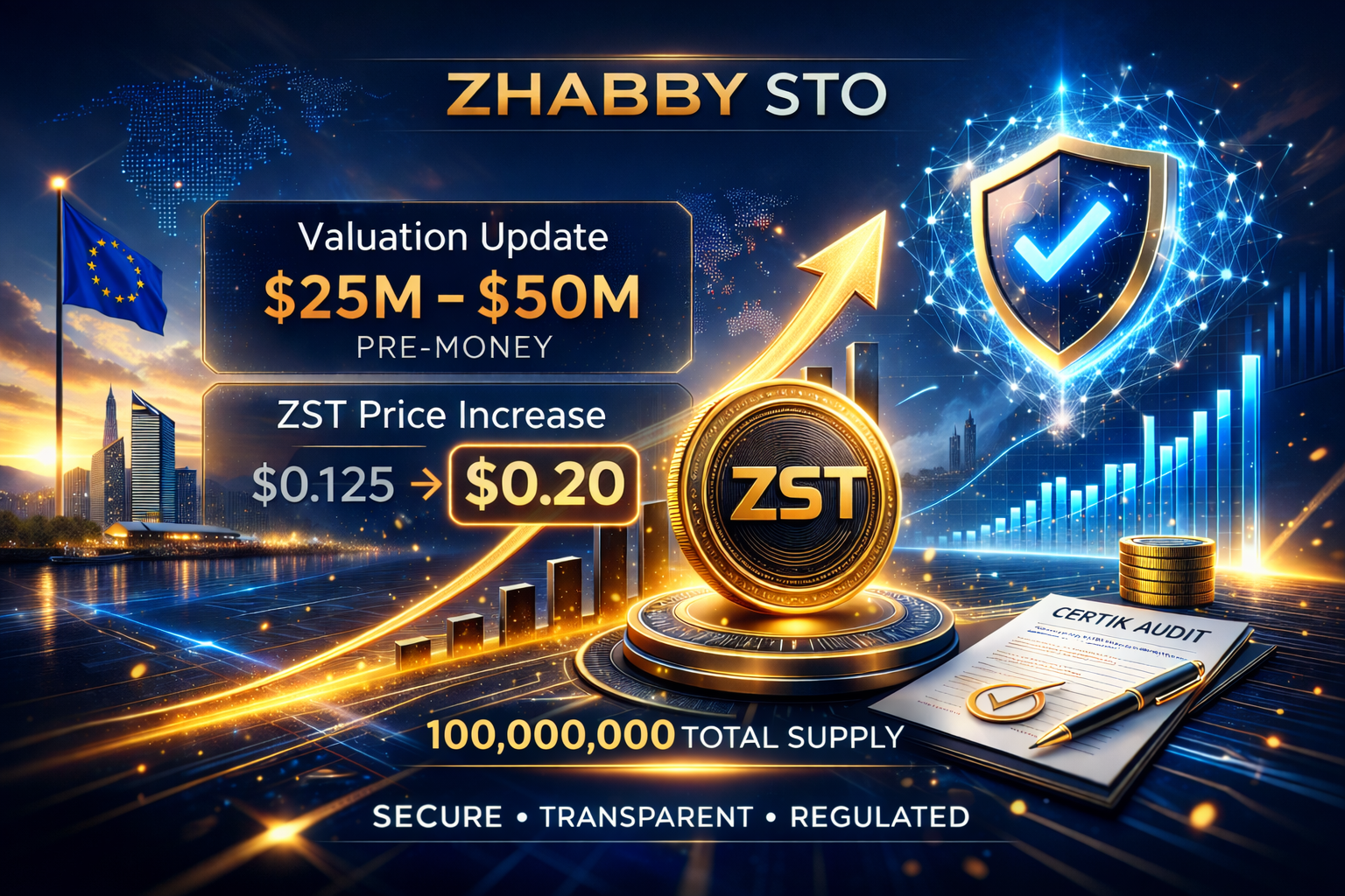 Metaparadox Announces Independent Valuation of Zhabby STO and Raises ZST Token Price from $0.125