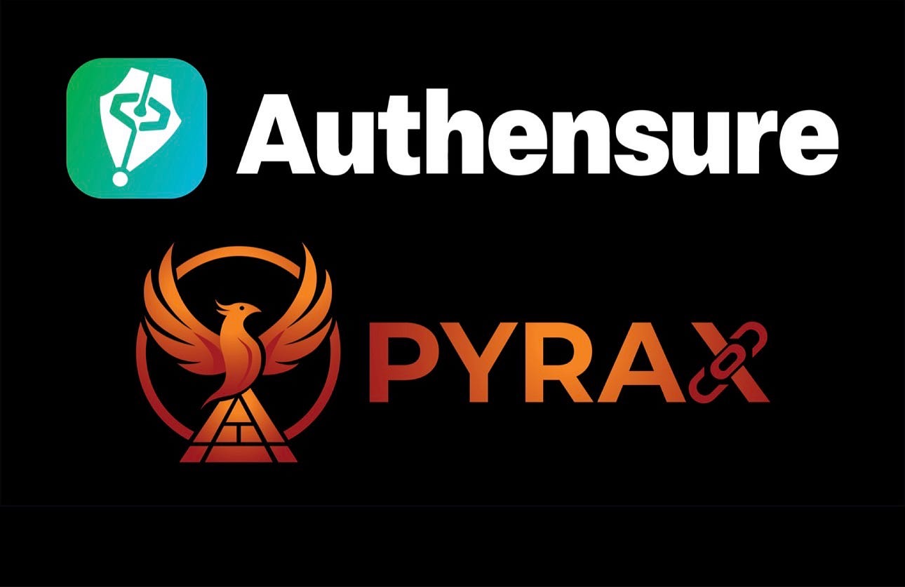 PYRAX Launches Authensure, Moving Blockchain Beyond Transactions Into Real-World Utility