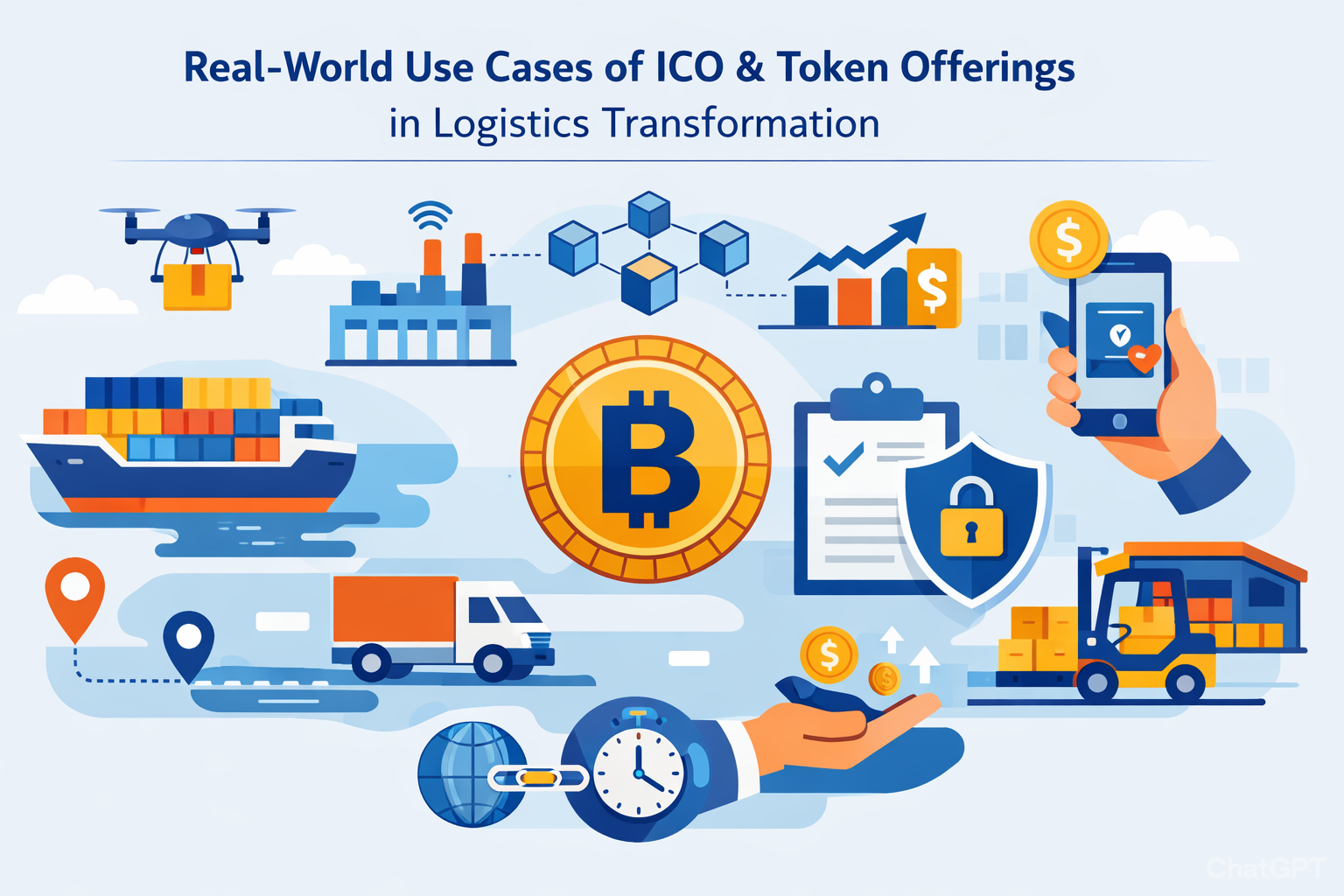 Real-World Use Cases of ICO and Token Offerings in Logistics Transformation