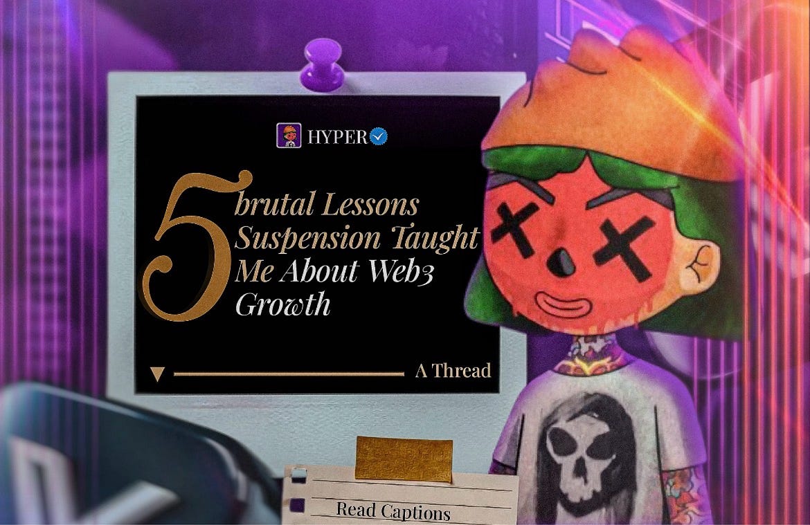 Rebuilding After Suspension Taught Me 5 Brutal Lessons About Web3 and Attention;