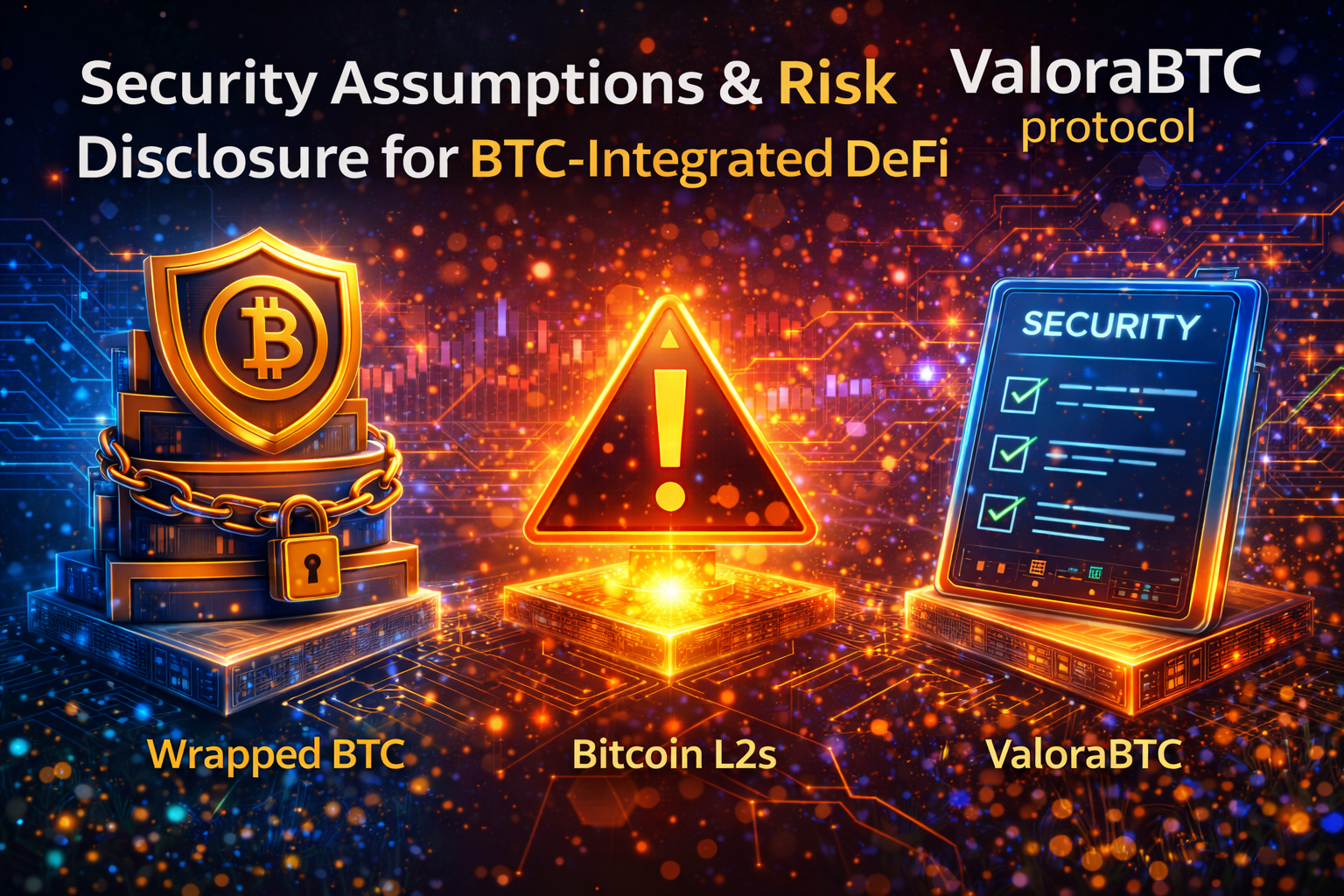 Security Assumptions & Risk Disclosure for BTC-Integrated DeFi