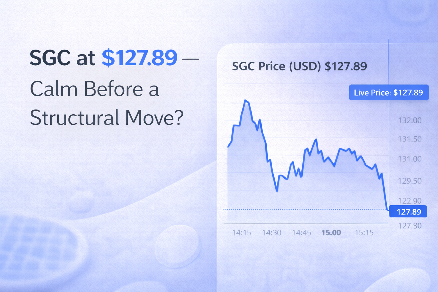 SGC at $127.89 — Calm Before a Structural Move?