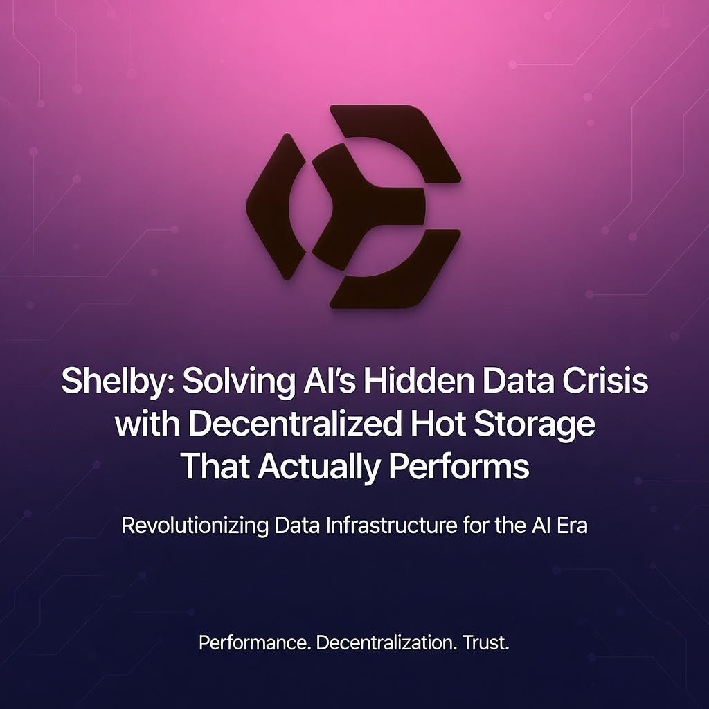 Shelby: Solving AI’s Hidden Data Crisis with Decentralized Hot Storage That Actually Performs