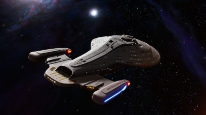 Star Trek: Voyager-Spiel mit zwei Originalstimmen und Titelmelodie