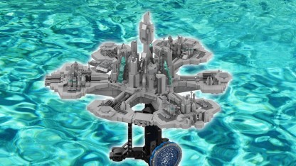 Stargate Atlantis: Bluebrixx stellt Atlantis aus 2.000 Klemmbausteinen vor