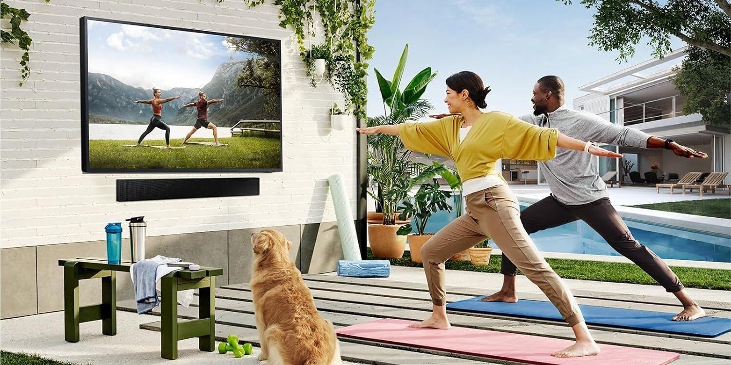 The 55-inch Samsung The Terrace QLED 4K outdoor TV is on sale at Amazon for $650 off