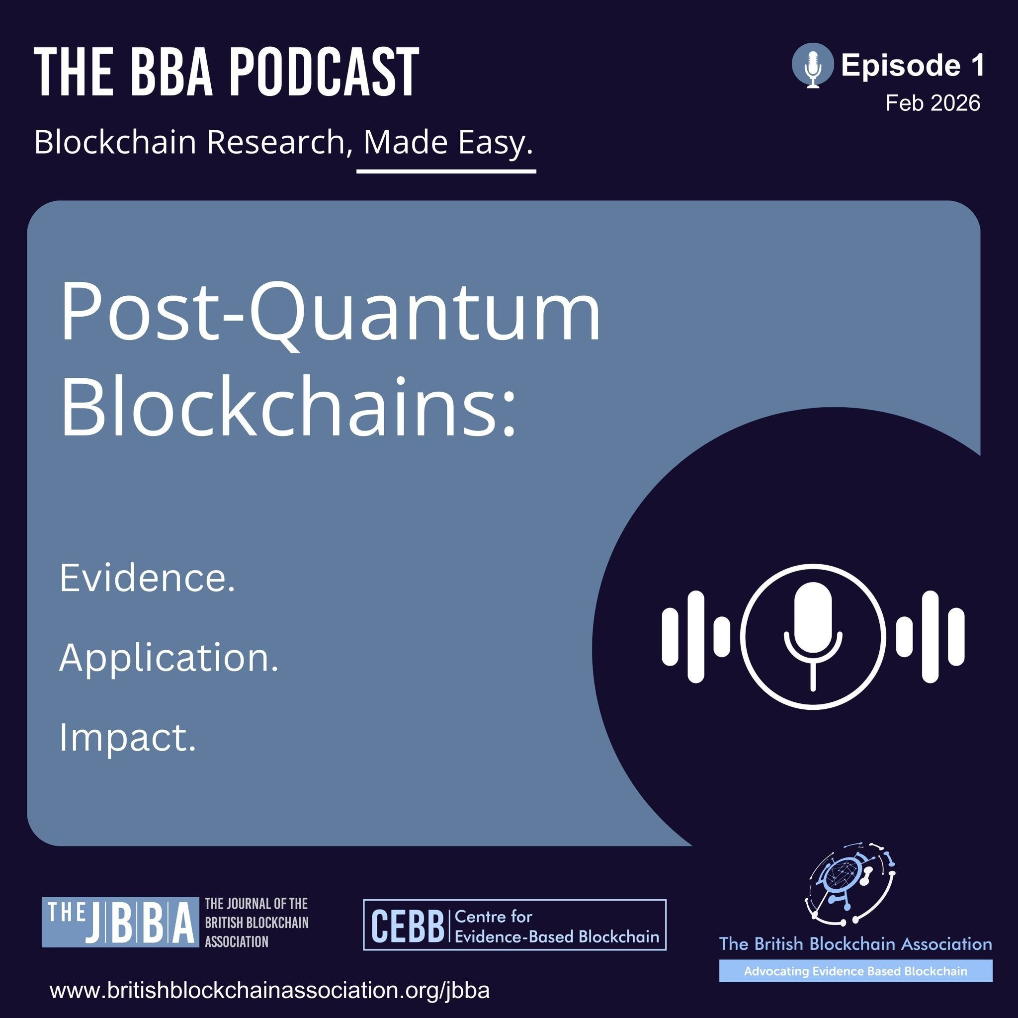The BBA Podcast: Post-Quantum Blockchains