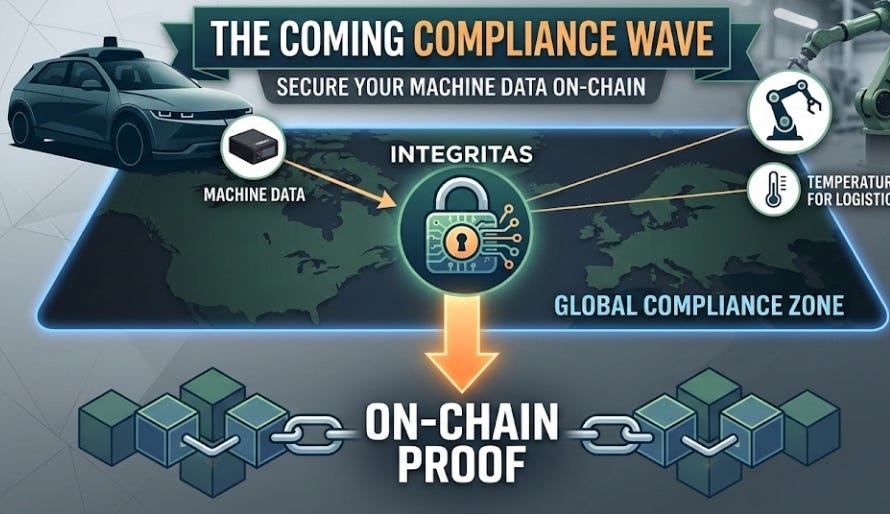 The Coming Compliance Wave and Why Machine Data Needs On-Chain Proof