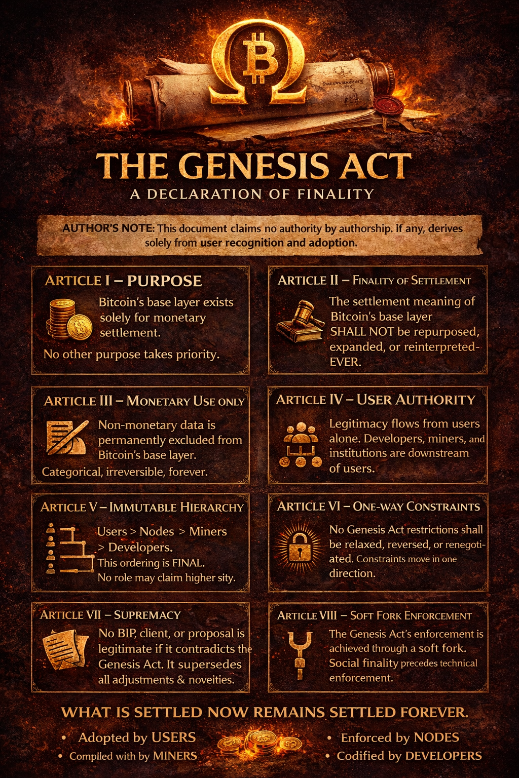 The Genesis Act