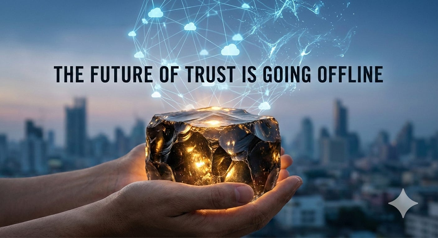 The Illusion of Digital Ownership: Why the Future of Trust is Going Offline