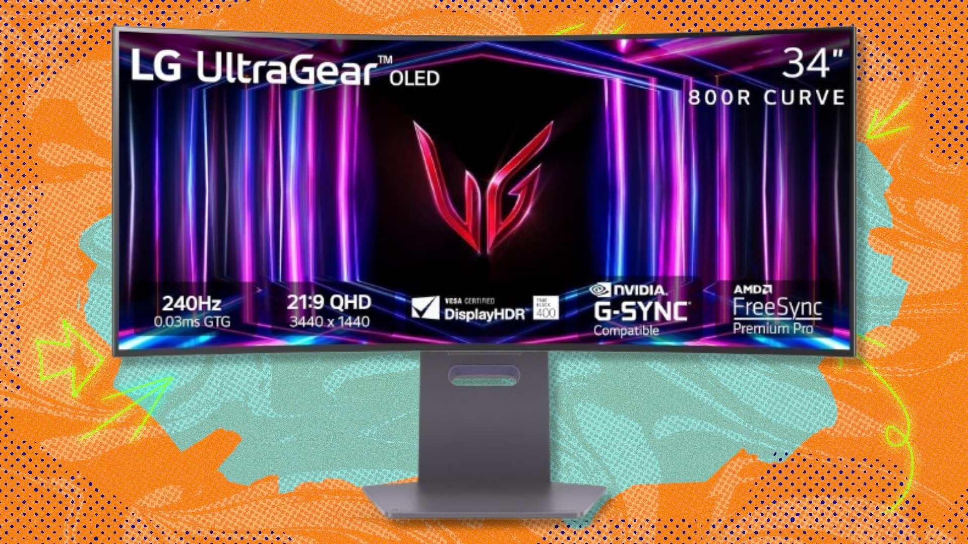 The LG 34-inch UltraGear OLED gaming monitor is under $700 at Amazon — save $600 right now