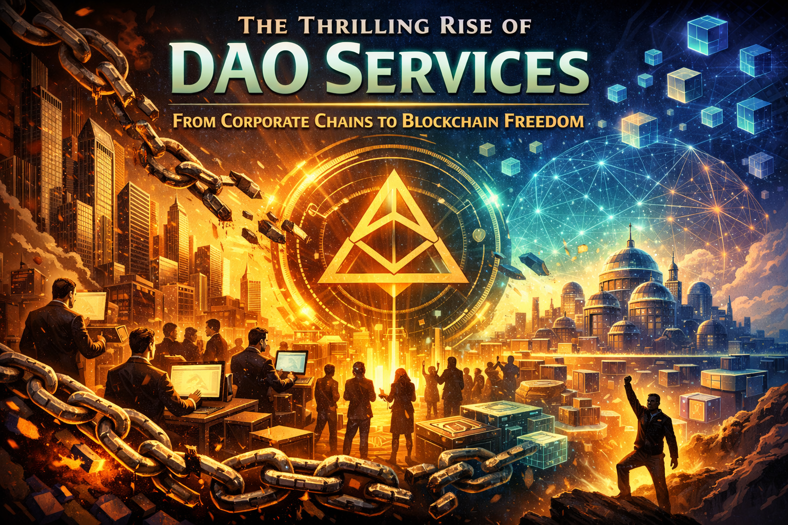 The Thrilling Rise of DAO Services: From Corporate Chains to Blockchain Freedom