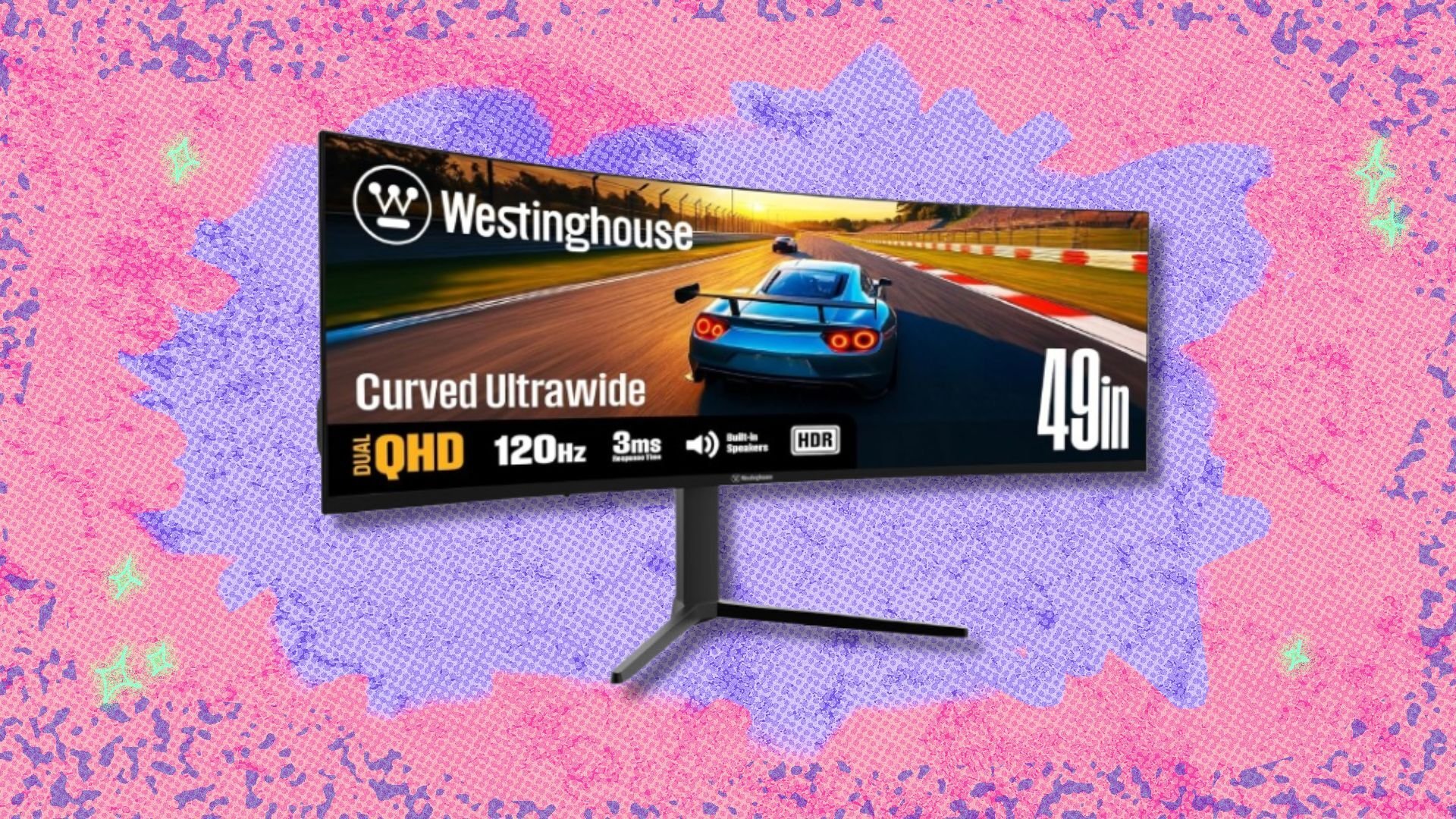 The ultra-wide Westinghouse 49-inch curved gaming monitor just hit a new record-low at Amazon