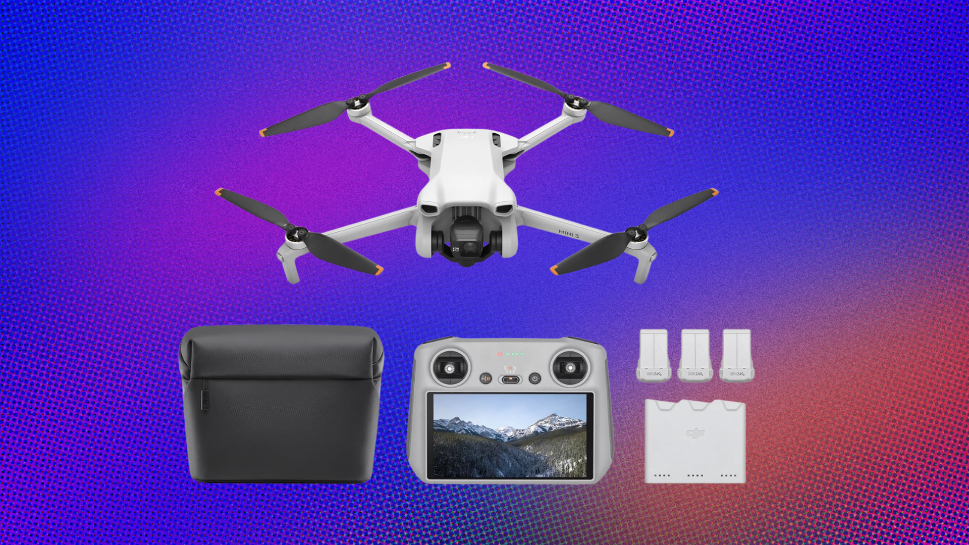 This DJI Mini 3 Fly More Combo Drone films in 4K and it’s 20% off this weekend