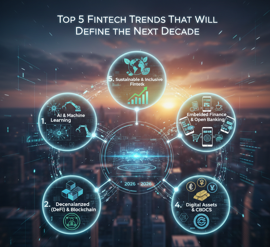 Top 5 Fintech Trends That Will Define the Next Decade