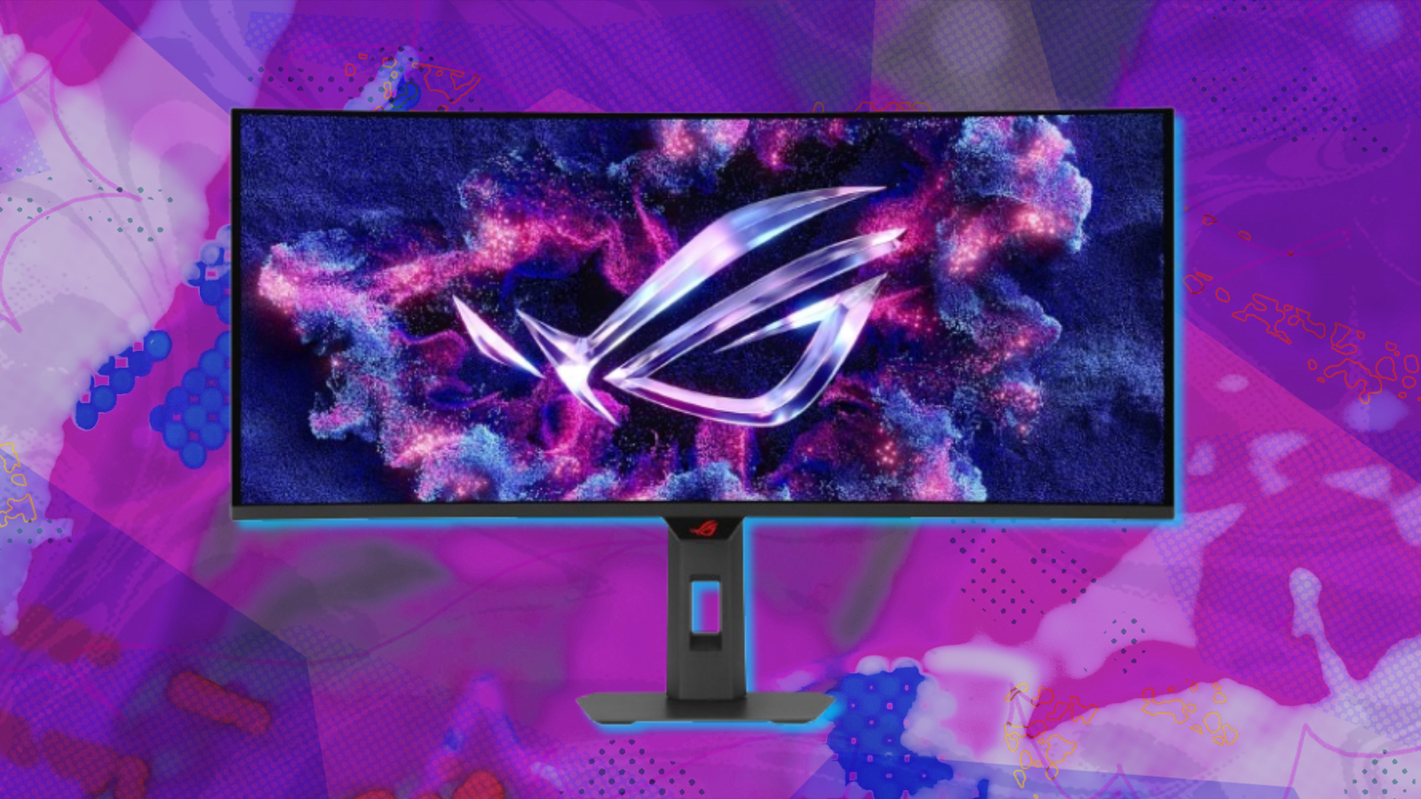 Upgrade to a curved OLED gaming monitor for less with $200 off the 34-inch ASUS ROG Strix