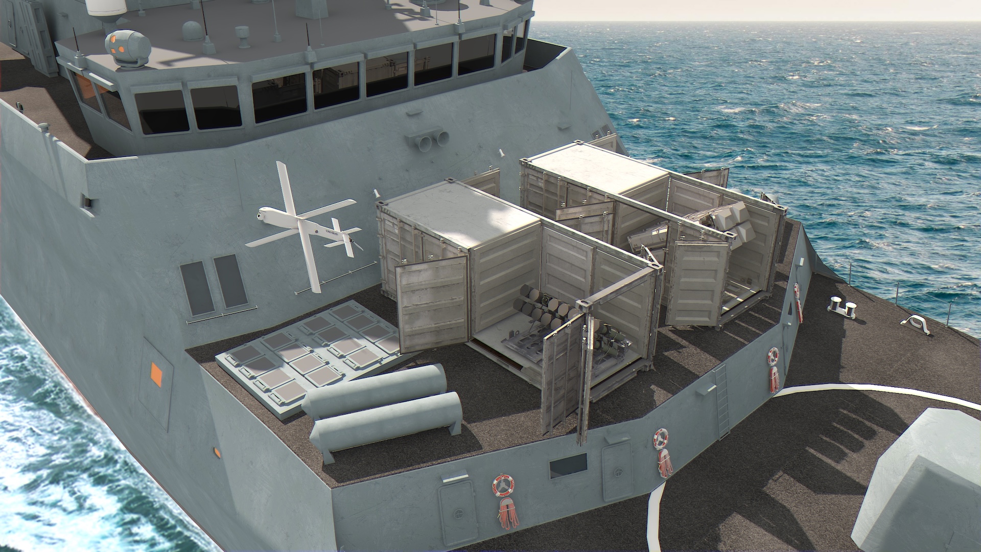US eyes containerized launchers to store, deploy and recover massive drone swarms