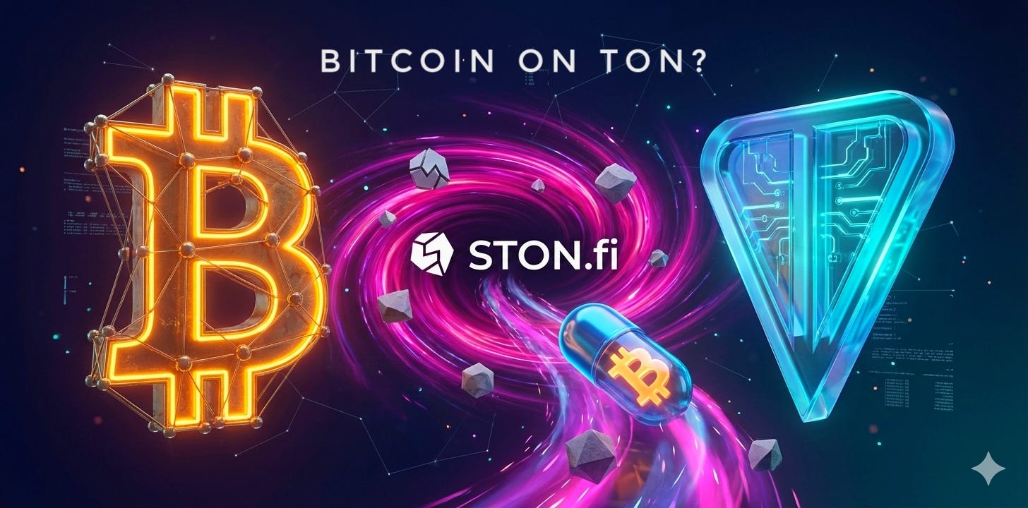‎Using cbBTC on TON: How I Bring Bitcoin into DeFi via STON.fi