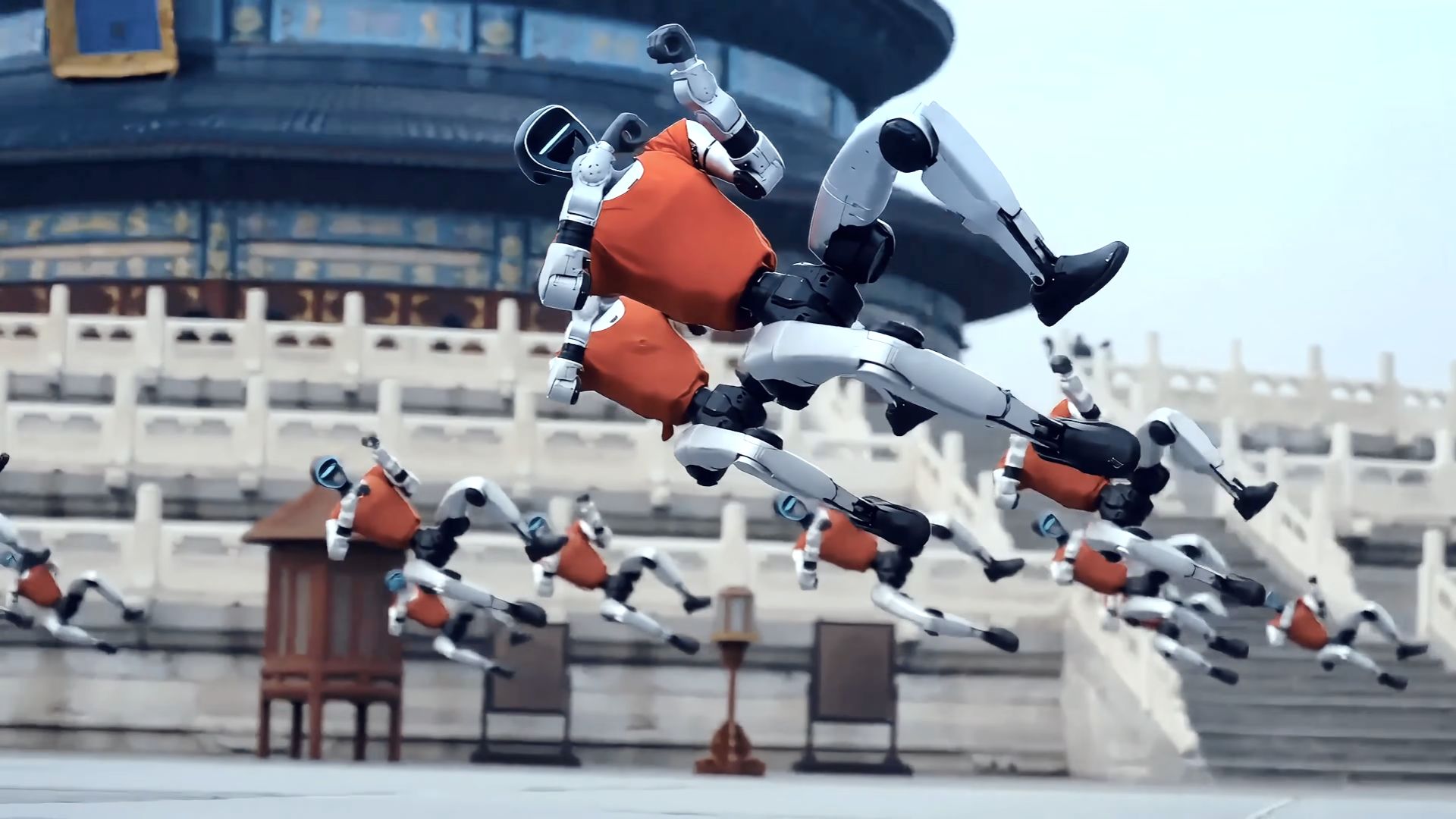 Video: Unitree’s G1 humanoid robots perform synchronized Kung Fu at Chinese temple