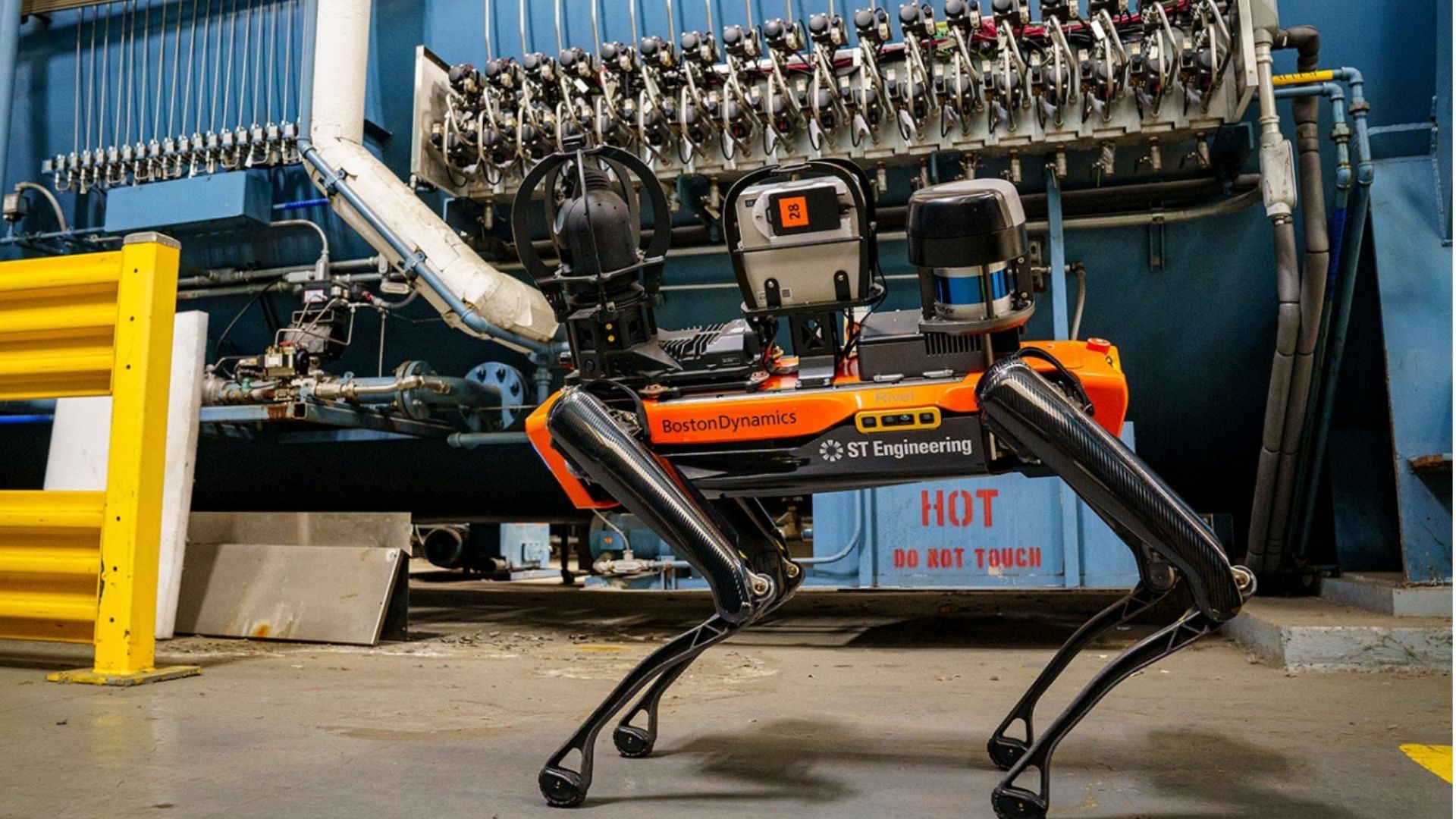 Video: US robot dog patrols 1.5 million-square-foot factory to detect machine faults